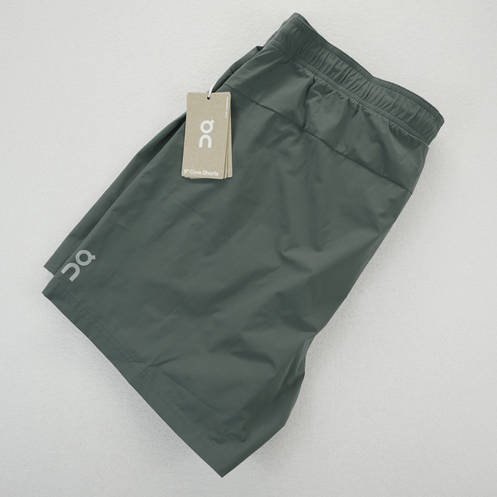 On Running Mens 5" Core Shorts Grey Athletic Training L NWT
